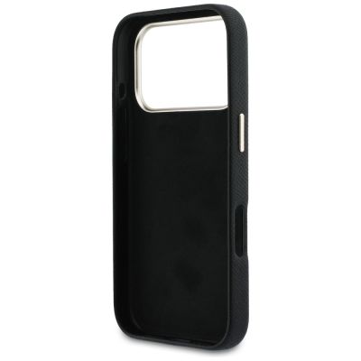 7. Guess FW Resin Logo Hülle für iPhone 17 Pro - Schwarz