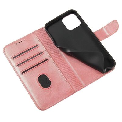 7. Magnet Case elegante Hülle mit Flip Cover und Standfunktion Xiaomi Redmi Note 11 Pro+ 5G (China) / 11 Pro 5G (China) / Mi11i HyperCharge / Poco X4 NFC 5G pink
