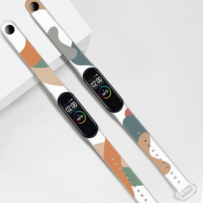 5. Strap Moro band für Xiaomi Mi Band 3 / 4 silikon strap uhr armband muster 12
