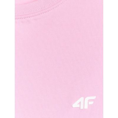 4. Schmal geschnittenes T-Shirt aus der 4F Damen-Basic-Kollektion 4FWMM00TTSHF3306-56S
