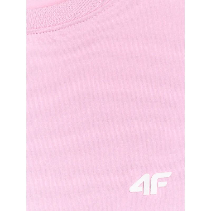 4. Schmal geschnittenes T-Shirt aus der 4F Damen-Basic-Kollektion 4FWMM00TTSHF3306-56S