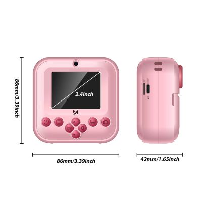 3. Wozinsky WDT-03 Thermodrucker-Kamera für Kinder – Rosa