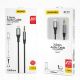 5. Dudao Audiokabel Lightning - Miniklinke 3,5 mm 1 m grau (L11PRO)