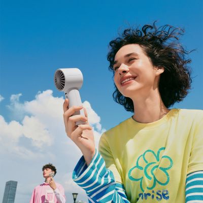 10. Jisulife Handventilator 10 4000mAh Tragbarer USB-Ventilator - Grau
