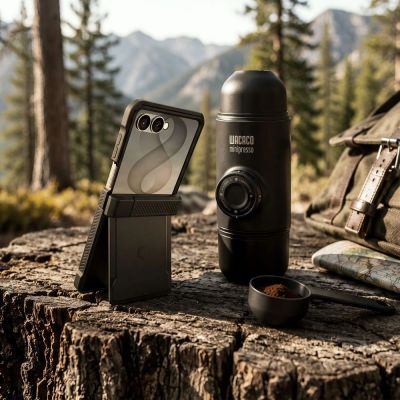5. Hülle Tech-Protect Kevlar Pro für Samsung Galaxy Z Flip 8 - schwarz