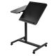 4. MACLEAN Mobiler Schreibtisch-/Laptopständer, Schwarz, Höhenverstellbar 59–89 cm, max. 30 kg MC-121 B