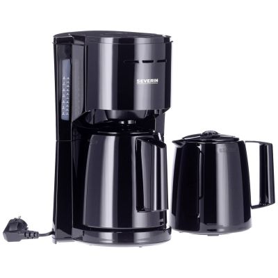 4. SEVERIN KA 9307 Kaffeemaschine mit 2 Thermoskannen, 1000 W, schwarz