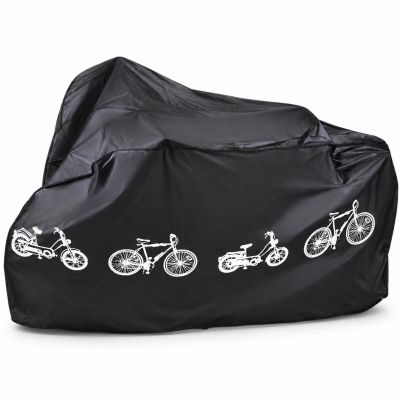 2. Schwarze Abdeckung für Motorrad, Fahrrad und Roller XQMAX