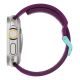 4. UAG Civilian – Silikonarmband für Apple Watch 44 mm–49 mm (Apple Watch 4–11, SE 1–3, Ultra 1–3) (Deep Purple Synth / Aqua)