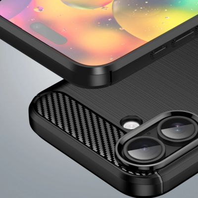6. Carbon Case für iPhone 17 - Schwarz