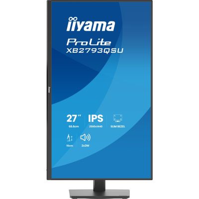 4. iiyama ProLite XB2793QSU-B1 Computermonitor 68,6 cm (27") 2560 x 1440 px Quad HD LED Schwarz