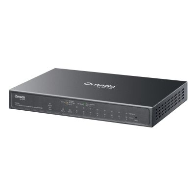 3. TP-Link Omada ES210GP Managed Network Switch L2 Gigabit Ethernet (10/100/1000) mit PoE-Unterstützung, DIN-Schienenmontage, Schwarz