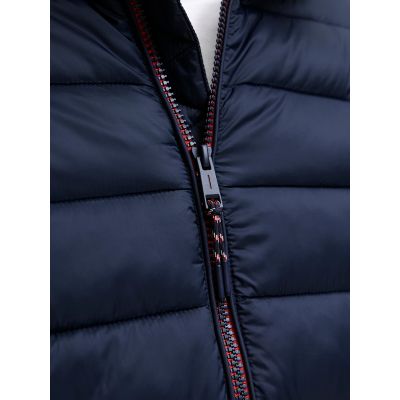 5. Jack&Jones Herren Daunenjacke JJEBRADLEY LIGHT PUFFER HOOD NOOS 12280970 SKY CAPTAIN