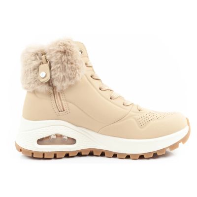 13. Skechers Uno Rugged Damen Isolierte Winterstiefel Braun