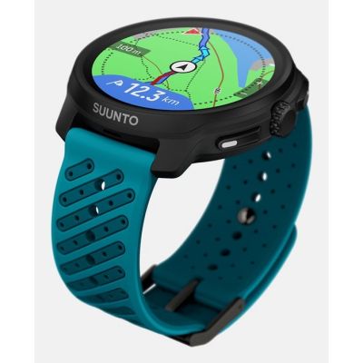 2. Suunto Race 2 Wave Blue 3,81 cm (1,5") AMOLED 49 mm Digital 466 x 466 px Touchscreen Schwarz GPS