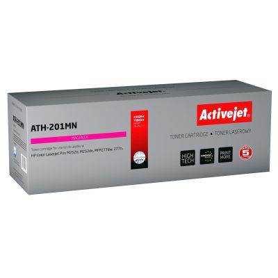 Activejet ATH-201MN Toner (ersetzt HP 201A CF403A; CRG045; Supreme; 1400 Seiten; rot)