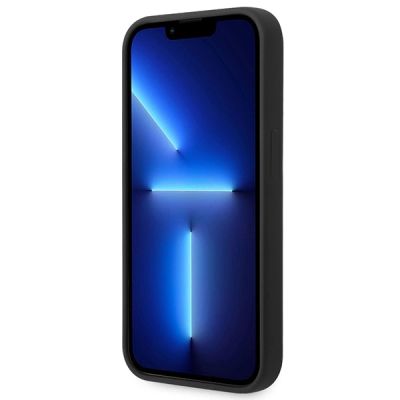 5. Guess GUHCP14XSLTGK iPhone 14 Pro Max 6,7" schwarz/schwarz Hardcase Silikon Dreieck