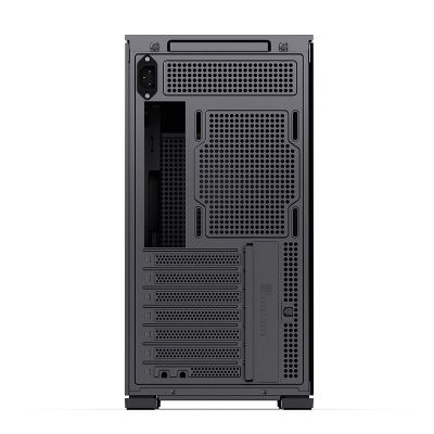 19. Jonsbo D41 Screen ATX-Gehäuse, gehärtetes Glas – Schwarz