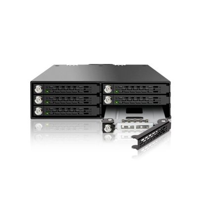 5. IcyDock 6x6,3cm SATAI-III Montageplatte für 1x5,25" SSD auf 9,5"-Key