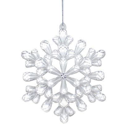 2. Schneeflocken-Hängedekoration 12x12 cm Muster 3