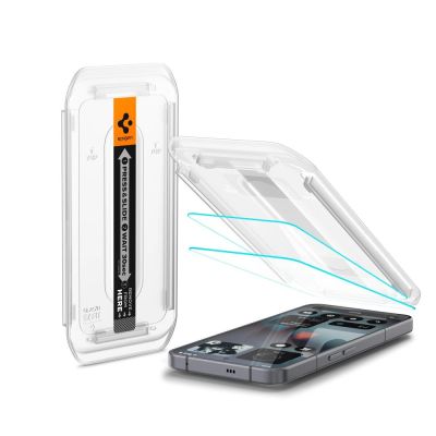 2. Spigen Glas.TR EZ Fit Panzerglas 2er-Pack für Nothing Phone 3 - Transparent