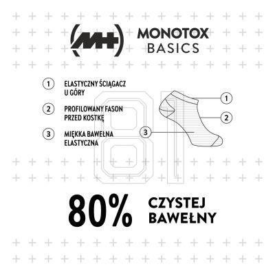 4. Monotox Basics Socken 3er-Pack SKS20PKG