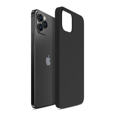 13. 3mk Silikonhülle für iPhone 12 Pro Max – Schwarz