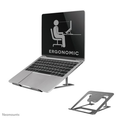 Neomounts NSLS085GREY Laptopständer, Notebookständer, Grau, 43,2 cm (17 Zoll)
