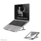 Neomounts NSLS085GREY Laptopständer, Notebookständer, Grau, 43,2 cm (17 Zoll)