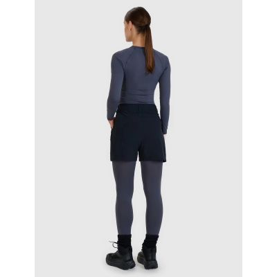 3. Schnelltrocknende Trekkingshorts für Damen 4F 4FWSS25TFSHF0994-20S