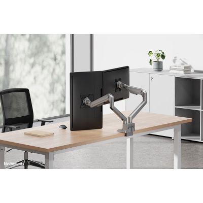 20. Neomounts DS70-250SL2 Monitorhalterung/-ständer für Monitore 81,3 cm (32") Schreibtisch Silber