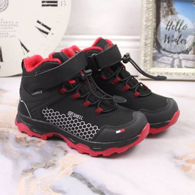 2. American Club Jr AM904B Wasserdichte Schneestiefel mit Klettverschluss