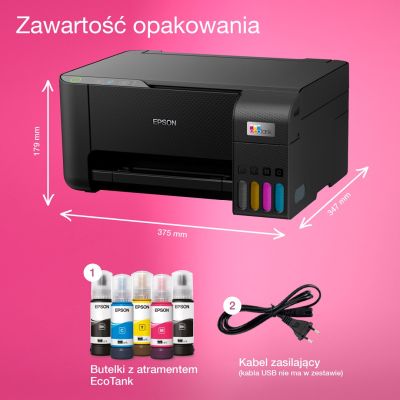 15. Epson EcoTank L3230 Schwarzer All-in-One-Drucker