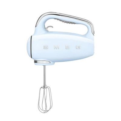 18. Smeg HMF01PBEU Retro-Handmixer im 50er-Jahre-Stil, Pastellblau