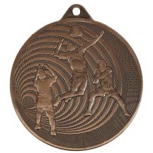 Bronzemedaille Volleyball Stahlmedaille MMC3073/B