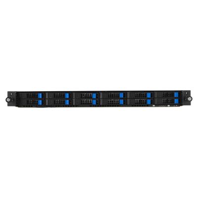 7. Asus Rack-Plattform (1U) RS501A-E12-RS12U AMD Epyc 9005/9004 (12x NVMe/SATA HS, 2x M.2, 2x 1 Gbe, IPMI, 1+1 1600W)