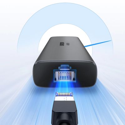 5. Ugreen USB-C 6-in-1 HDMI USB-C USB-A Ethernet Hub – Grau