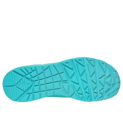 4. Damen-Sportschuhe Skechers Uno Stand On Air Sneaker grün (73690-TURQ)