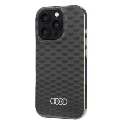 3. Audi IML Stitching Pattern MagSafe iPhone 16 Pro 6,3" schwarz/schwarz Hardcase AU-IMLMIP16P-Q5/D3-BK