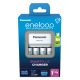 PANASONIC SMARTPLUS LADEGERÄT + 4x AA ENELOOP 2000 mAh