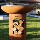 18. BF Bonbiza XL Offene rostige Gartenfeuerstelle