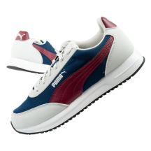 Puma Herren-Sportschuhe Sneaker R78 Lightwind bequem modisch grau marineblau