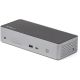 StarTech.com DK31C4DPPDUE Kabelgebundene Dockingstation USB 3.2 Gen 2 (3.1 Gen 2) Typ-C Schwarz, Grau