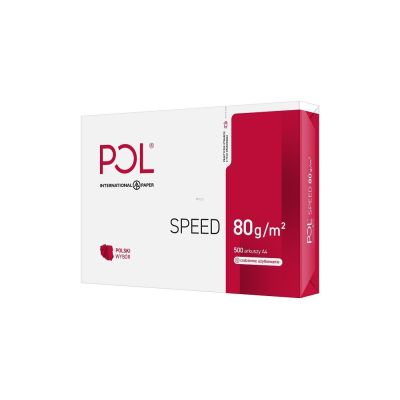 POLSPEED Kopierpapier (A4; 80 g/m²; 500 Blatt; weißes Papier; matt)