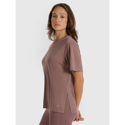 5. Oversize-T-Shirt für Damen aus Modal 4F 4FRAW25TTSHF3408-82S