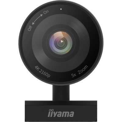 2. IIYAMA UC-CAM10PRO-1 4K UHD-Kamera, 120° Sichtfeld, 8-MP-STARVIS-Sensor, 5-facher Zoom, 2D/3D-Rauschunterdrückung, automatische Bildausschnittanpassung