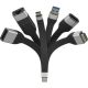 4. Techly ICOC USBC-RJ45 Netzwerkkabel Schwarz 0,144 m