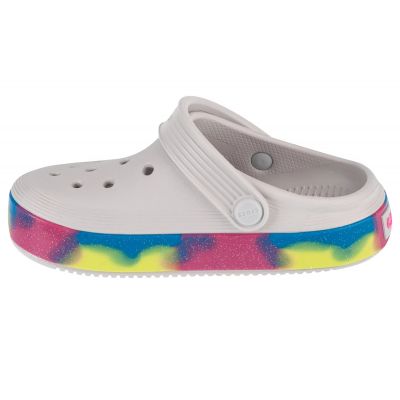 2. Crocs Off Court Glitter Band Kids Clog Jr 209714-1FS Flip-Flops