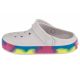2. Crocs Off Court Glitter Band Kids Clog Jr 209714-1FS Flip-Flops