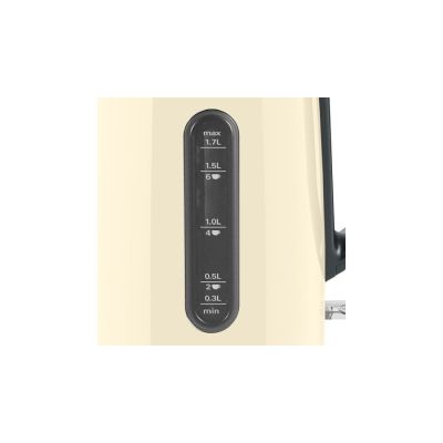 8. Bosch TWK4P437 Wasserkocher 1,7 l 2400 W Beige, Schwarz